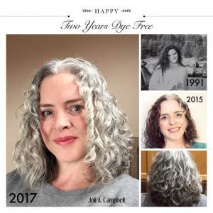 Image of Joli going gray collage