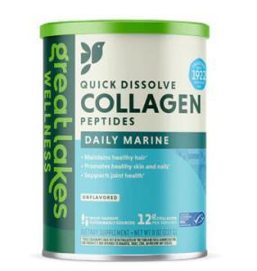 Image of a container of great lakes marine collagen