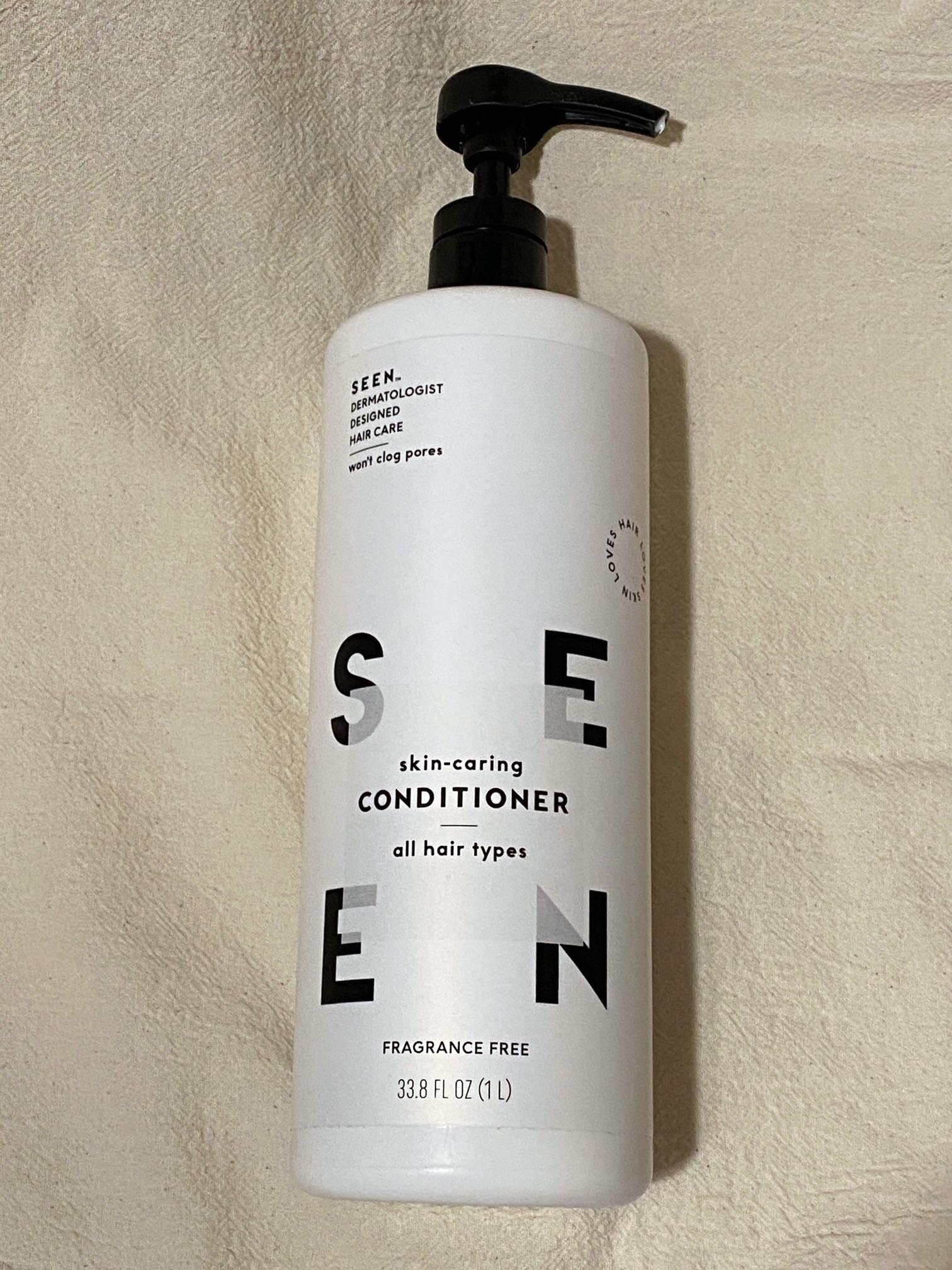 Image of SEEN: Fragrance-Free Hair Products Conditioner bottle
