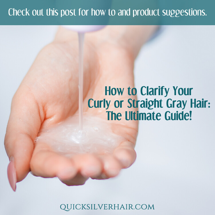 Image and link to blog on clarifying your hair