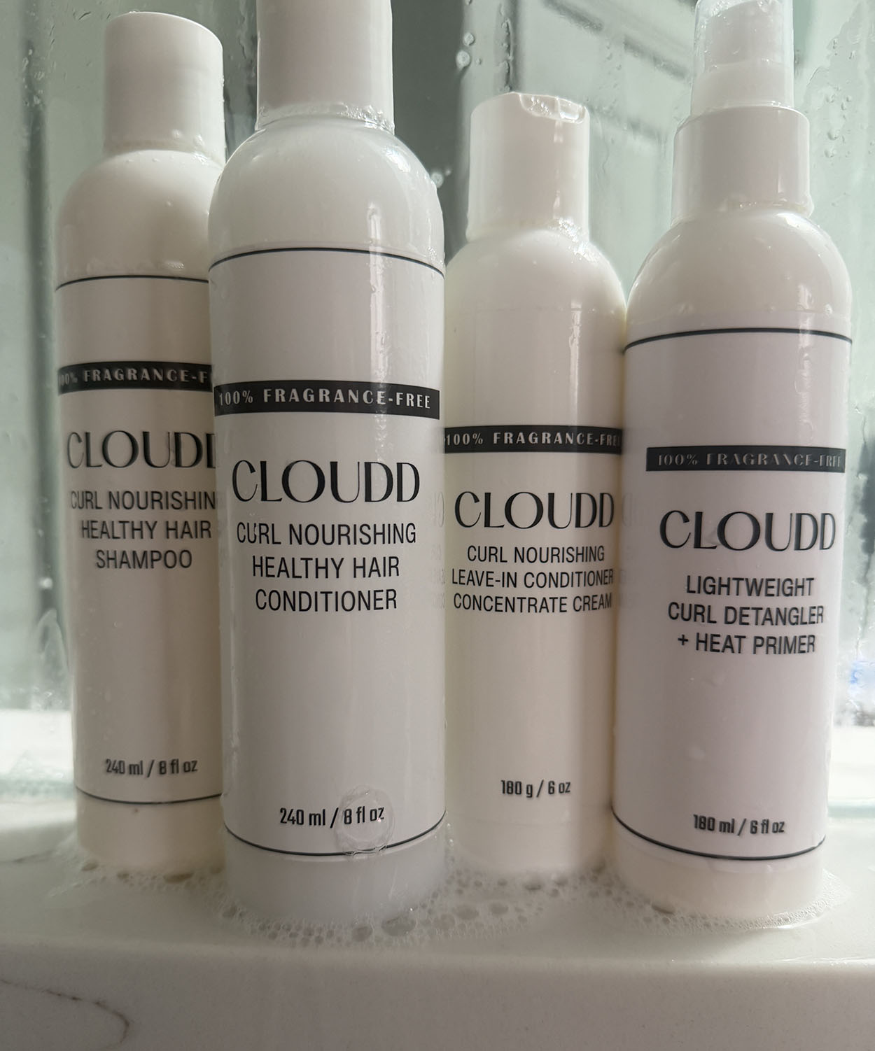 CLOUDD fragrance free hair products