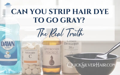 Can You Strip Hair Dye to Go Gray? The Truth About Color Removers and DIY Recipes