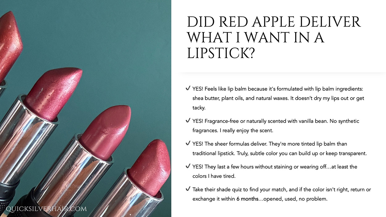 Did Red Apple Lipstick Deliver