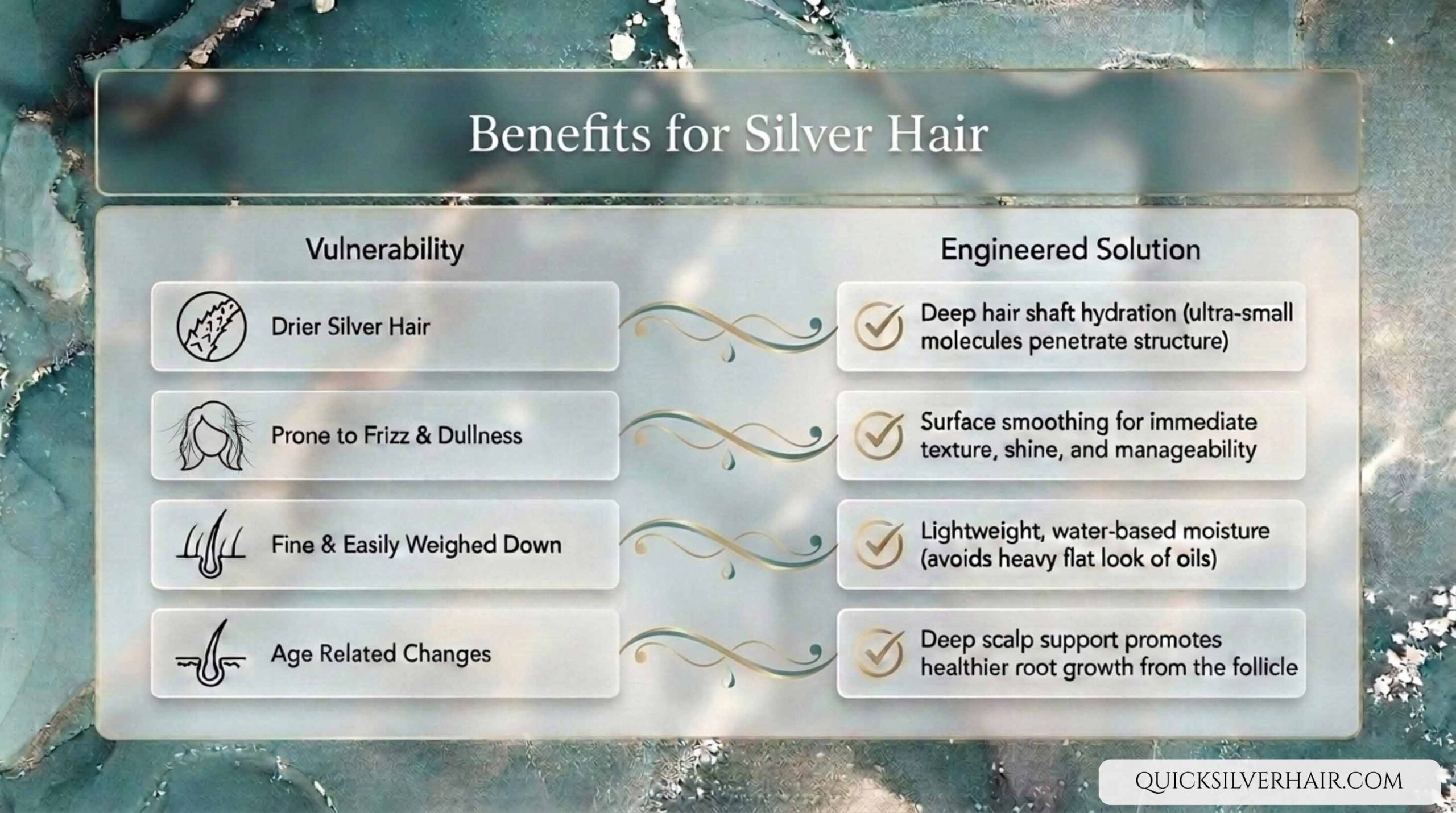 benefits for silver hair slide